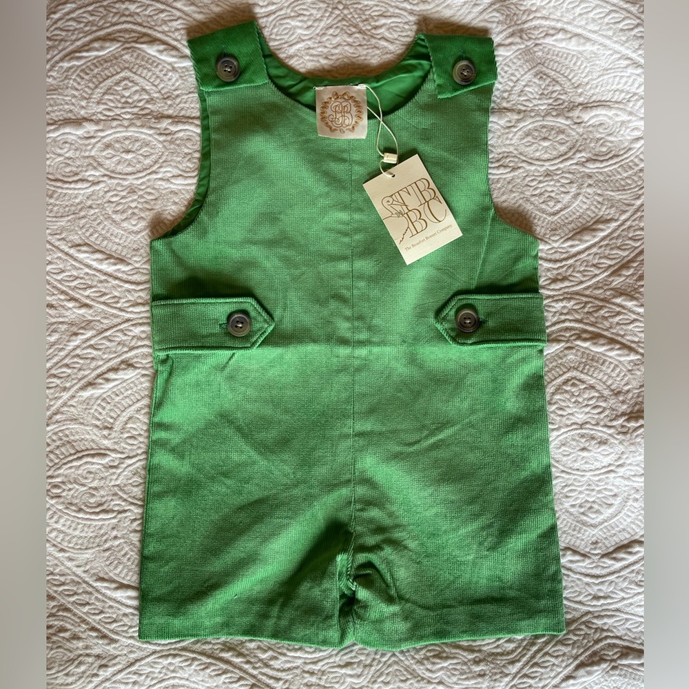 NWT Beaufort Bonnet 18-24M Corduroy Jon Jon - Kiawah Kelly Green